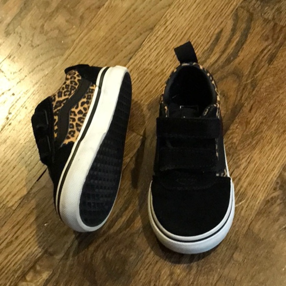 Vans Cheetah Toddler Girls Ward V Sneakers